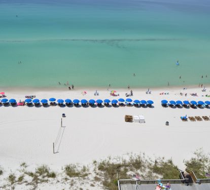 View of Beach Chairs from Balcony