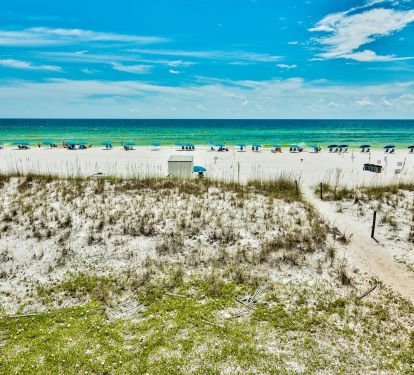 The Capri has 300 feet of private beach for our guests.  