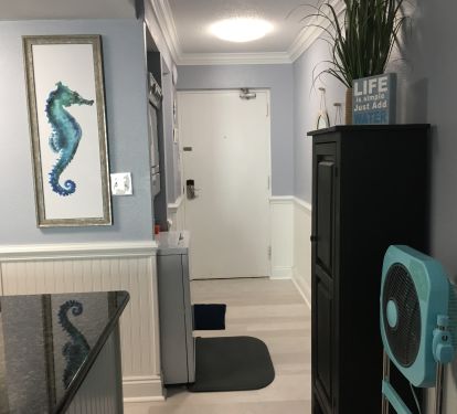 Keyless entry - no keys to keep up with at the pool or beach