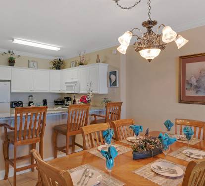 A seat for everyone at the dining table and bar!!  