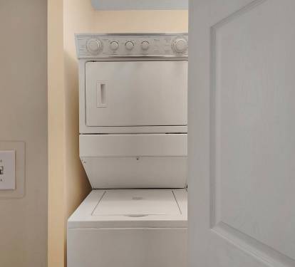 Washer and Dryer located inside the condo!