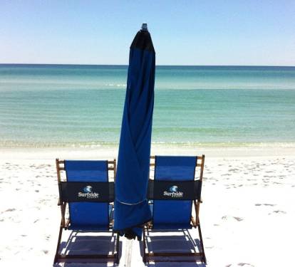 Complimentary Beach Service from us to you! Thanking you for being our guest.:)) 
