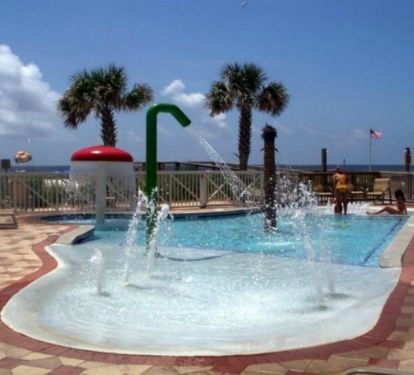 Zero Entry Kiddy Pool