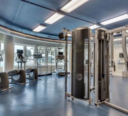 Gym is open daily and cleaned daily