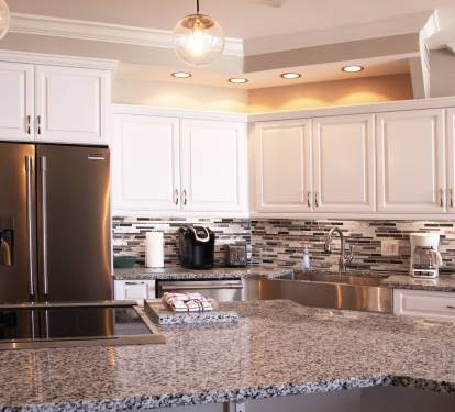 Closeup kitchen view