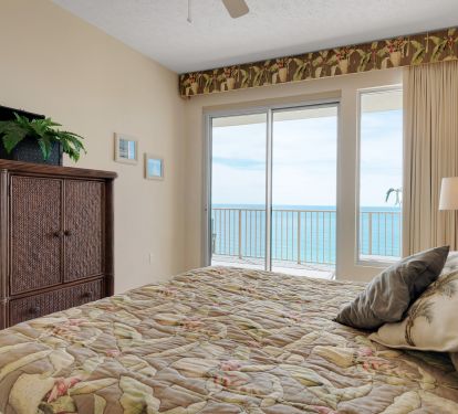 A second look at the ocean view and balcony walkout from the MAster bedroom