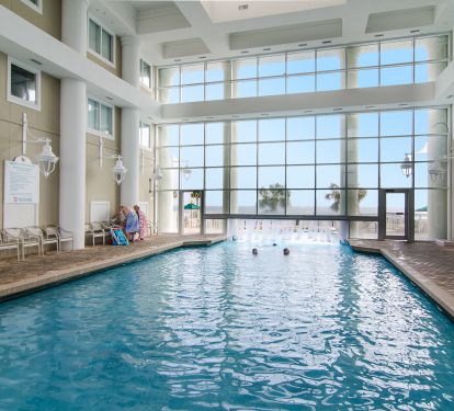 Indoor Majestic Sun pool (heated in the winter)