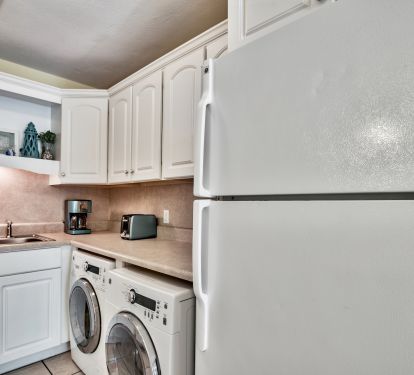 Updated Kitchen with Front Loading Washer/Dryer