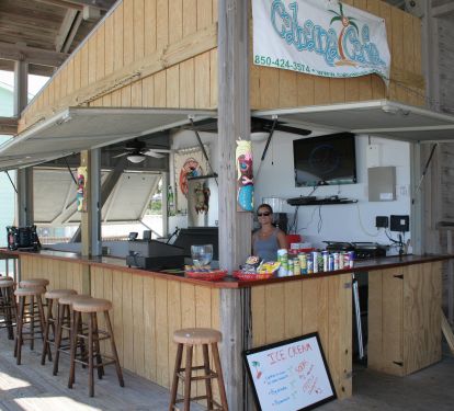 Private Beach Pavilion with Restrooms, Showers, Beach Svc. and Cabana Cafe n Bar