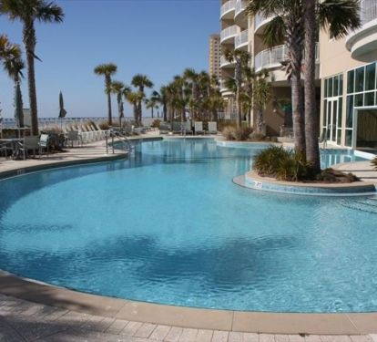 Beautiful Tropical Main Pool at Aqua