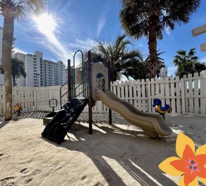 We have a playground for the littles next to the indoor pool