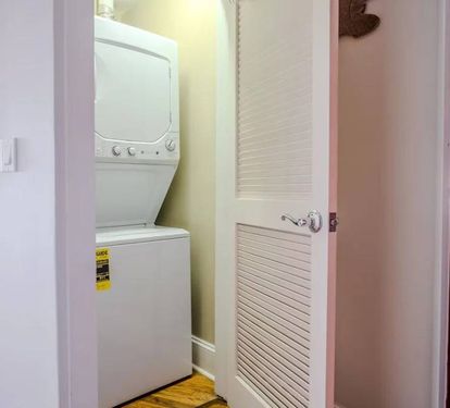 Laundry closet