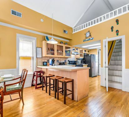 Kitchen, Dining and Living Room