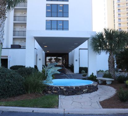 Main Entrance to Navarre Towers