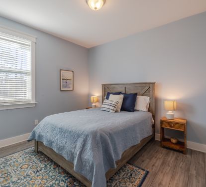Second floor full bed
