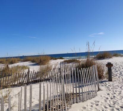Uncrowded beach