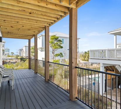 Middle Level Deck with Gulf View
