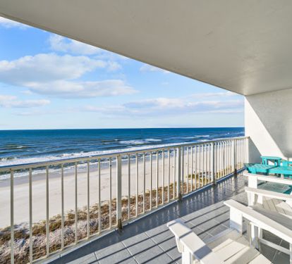 Plenty of balcony seating to enjoy the sunset.