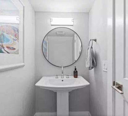 Half bath on main floor