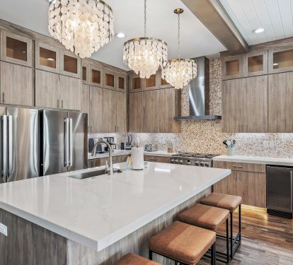 Double fridges, double dishwashers, gas cooktop all the gadgets gourmet kitchen!