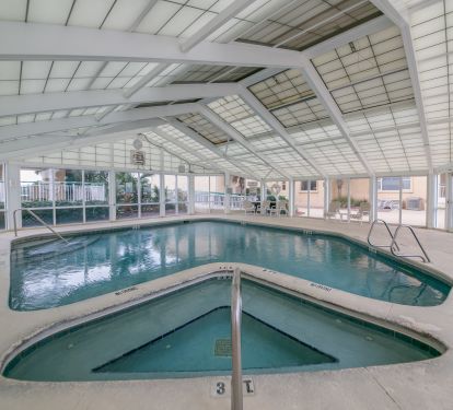 Indoor Jacuzzi and Heated Pool