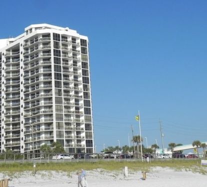 View of Surfside from the beach