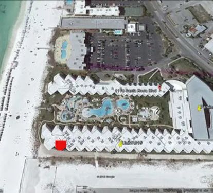 Our condo location within Waterscape- Perfect view of the ocean!