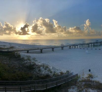 Sunrise from your Private Balcony