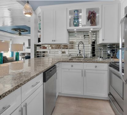 Custom galley for preparing your meals