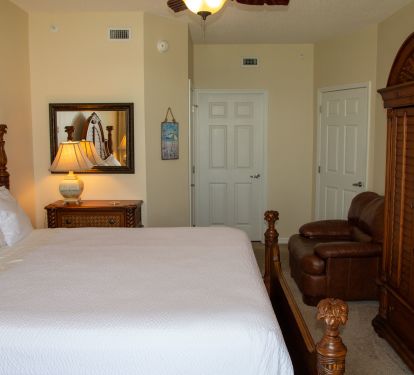 Master Bedroom with king size bed