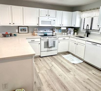 Indoors, Floor, Kitchen, Appliance, Microwave