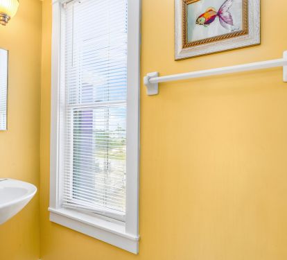 1/2 bath off Kitchen