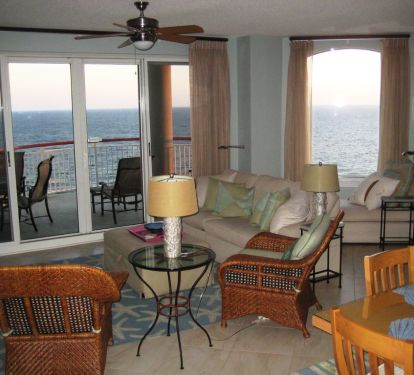 Living room with incredible views 