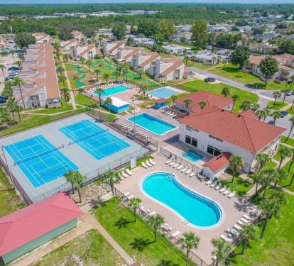 Central amenities complex.