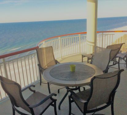 Enjoy a cup of coffee, a meal, or just relax and enjoy the view on your balcony