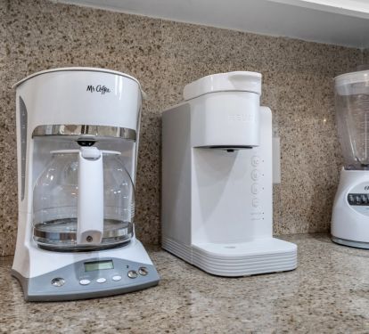 All the kitchen appliances provided