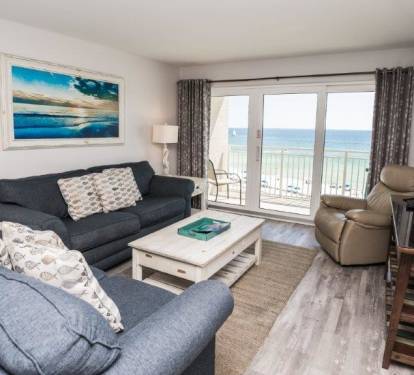Living Room with Balcony Access