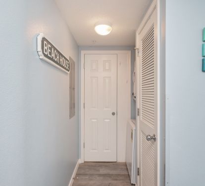 Convenient washer and dryer in the condo