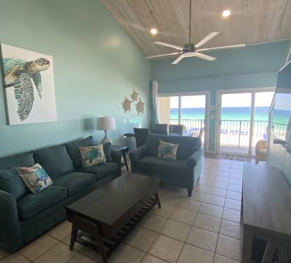 Beautiful Views of Gulf of America and Beach from Inside Unit #412