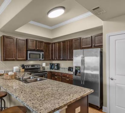 Plenty of room to hang out, eat, and recharge after beach days.