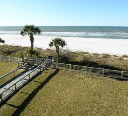 Easy Beach Access out the back door.