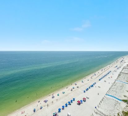Our westward view... look at the beautiful water and all that new sand!