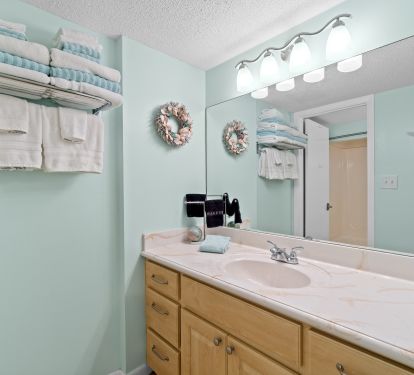 Vanity area in master bedroom