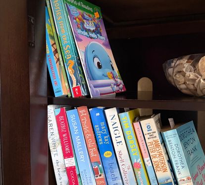 In Condo library with purchase option