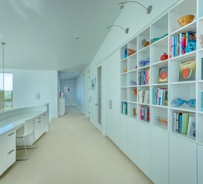 Full library with storage