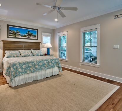 2nd floor Master Bedroom Suite with attached full bathroom &amp; Screened-in balcony