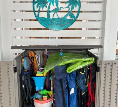 Beach toys for Guest Use. Chairs, Umbrellas, Wagon, Sand Castle Toys