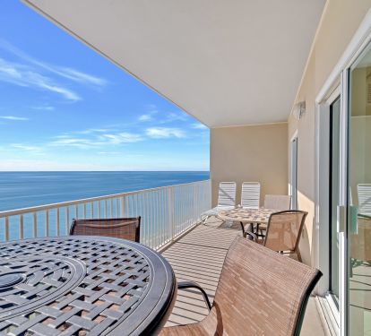 Balcony height table, 4 chairs w 2 adj. back loungers! 