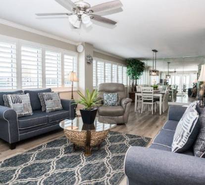 Living Room with Pullout Sleeper