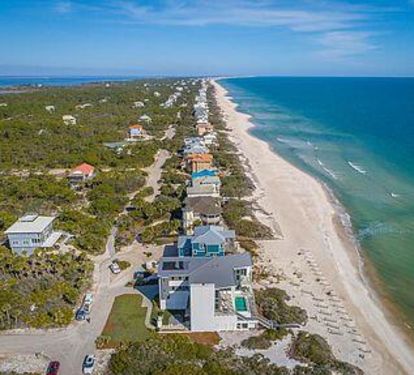 Sugar Sands Sanctuary - Drone Shot looking east